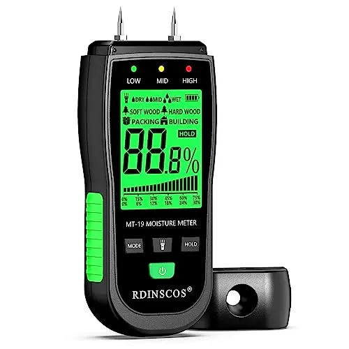 Redragon green moisture meter with pin-type probes