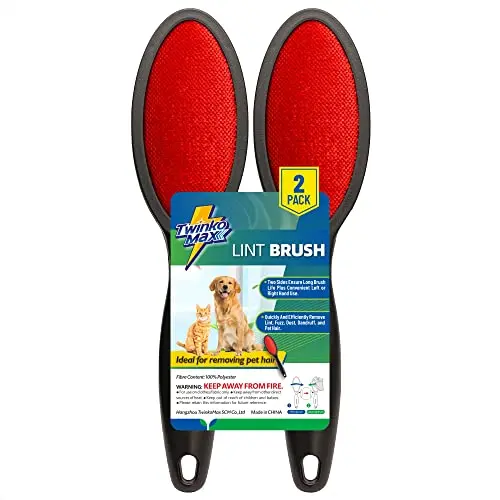 Twinko Max reusable lint brush with dual-sided design for pet hair