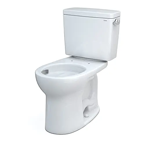 TOTO Drake round universal height toilet in cotton white
