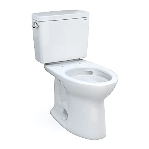 TOTO Drake elongated standard height toilet in cotton white