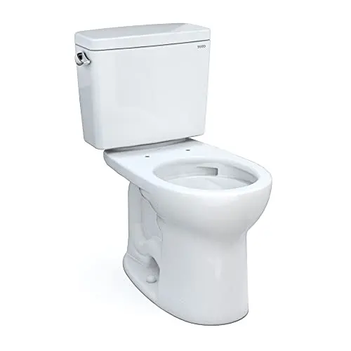 TOTO Drake round universal height toilet in cotton white