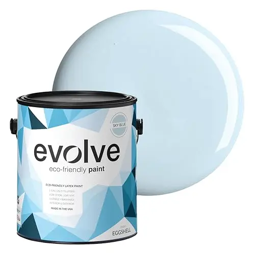 EVOLVE Sky Blue interior paint can