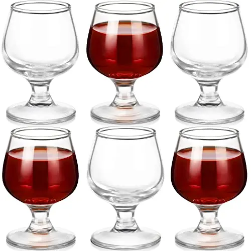 2 oz Clear Glass Snifters (6-Pack)