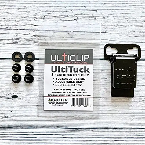 Ambidextrous, Tuckable Holster Clip