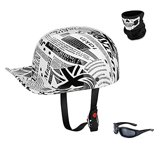 Retro Half/Cap Style, Newspaper Graphic