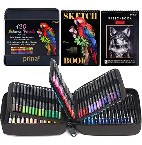 Vibrant oil-based with sketchbook