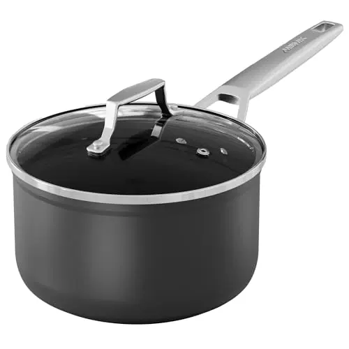 MSMK nonstick saucepan with burnt coating