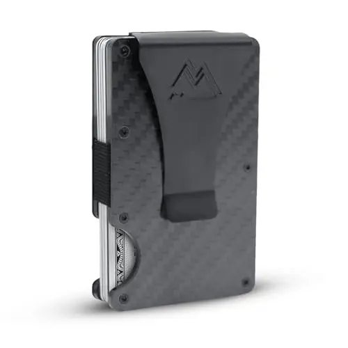 Slim Carbon Fiber Money Clip, Unisex