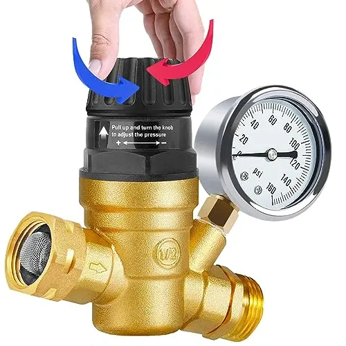 Adjustable Brass Regulator for Home & RV