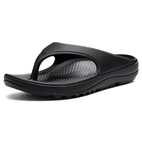 Arch support flip flops for recovery
