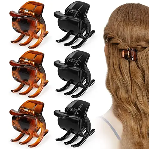 Small Durable Claw Clips for All Hair Types