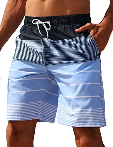 Quick Dry Bathing Suit, 9-inch Inseam, Unique Prints