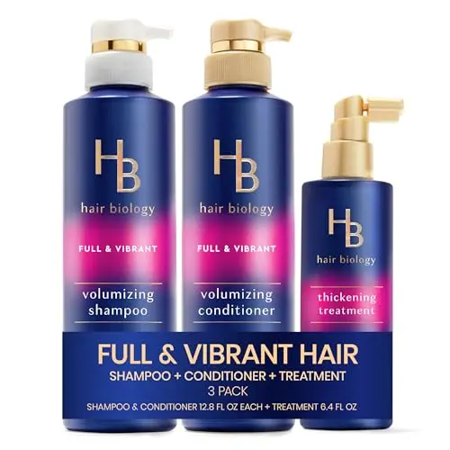 Shampoo, conditioner & thickening treatment bundle