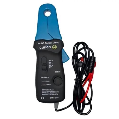 Curien low current amp clamp specifically designed for parasitic draw testing