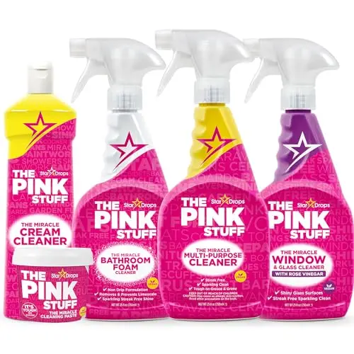 Stardrops The Pink Stuff cleaning product bundle including paste, spray, and more
