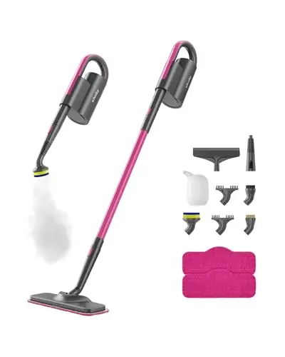 7-in-1 Steam Mop with Detachable Handheld Unit