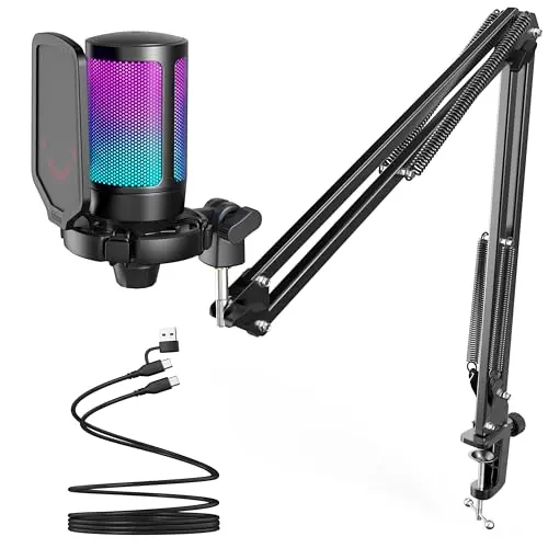 Colorful Streaming & Podcast Microphone