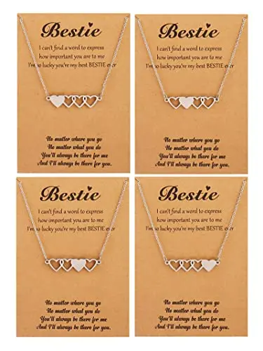 Simple Heart Pendant Set