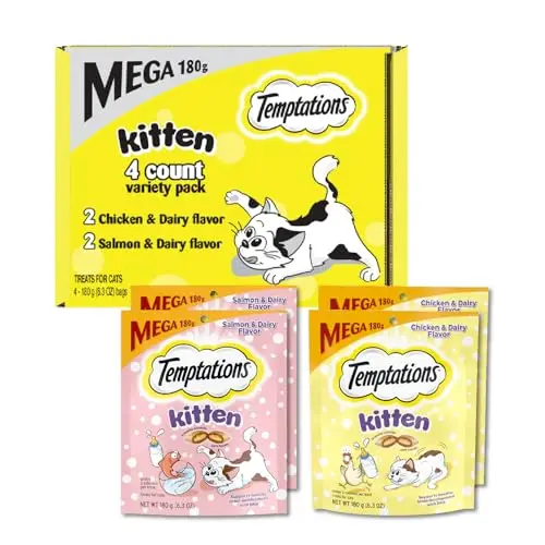 Chicken & Salmon with Dairy, Kitten-Specific, 4-Pack