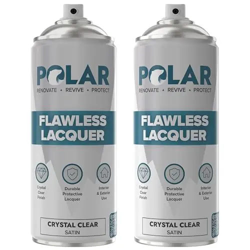 Polar Clear Satin Flawless Lacquer Spray 2-pack