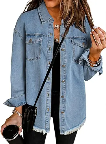 Distressed Boyfriend Trucker Style