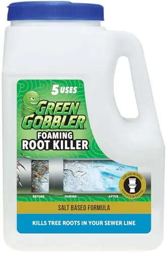 Green Gobbler foaming root killer powder in large container