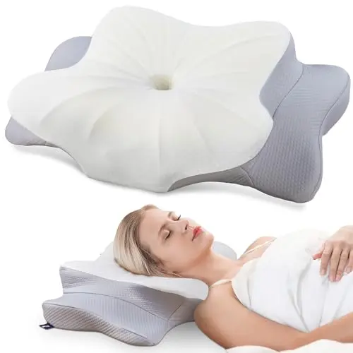 Ergonomic cervical support with dual heights
