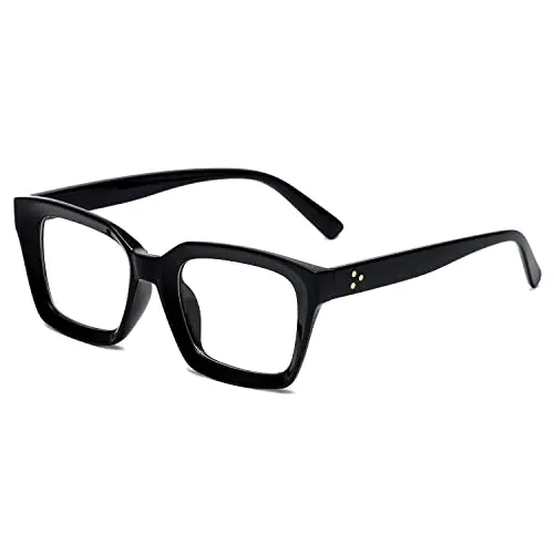 Non-prescription, Classic Style Square Lens