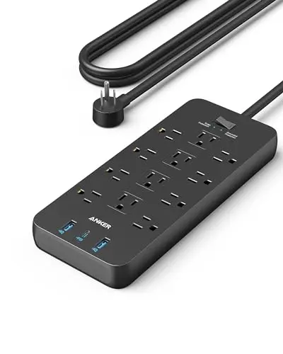 2100J, USB-C & USB-A, 5ft Flat Plug