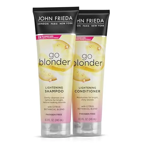 Gradually lightens and brightens natural blonde