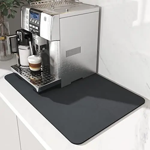 AMOAMI dark grey coffee and dish drying mat