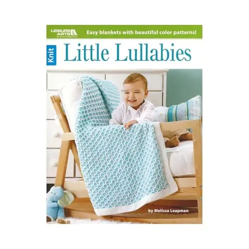 Leisure Arts knitting pattern book with softcover and diverse projects