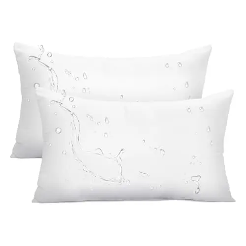 Ashler outdoor pillow inserts in white