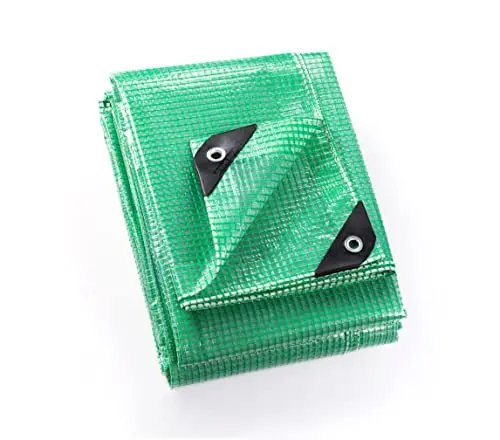 GUARD SHIELD clear green heavy duty tarp for greenhouse use