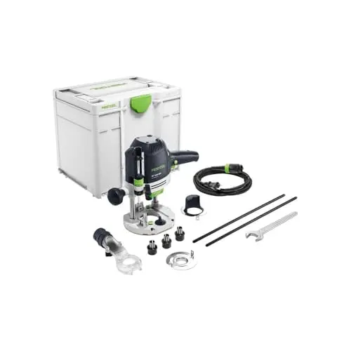Festool OF 1400 EQ-F-Plus plunge router with precision controls