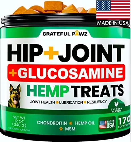 Broad-Spectrum Glucosamine Treats with Hemp Oil
