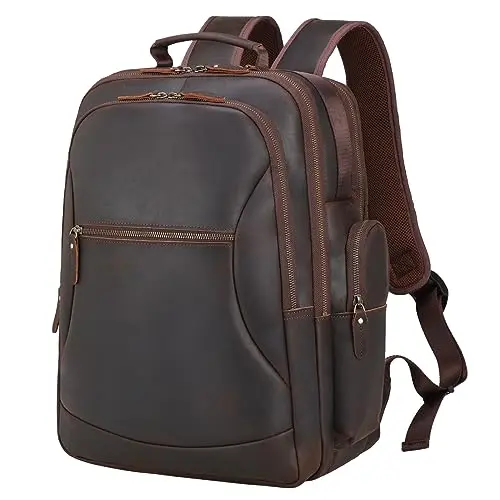Full Grain 17.3' Leather Weekender