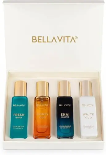4 travel mini bottles: honey oud & vanilla