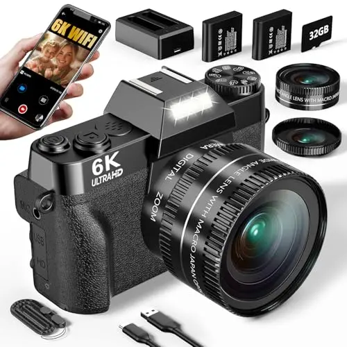 64MP, 6K Video, 16X Zoom
