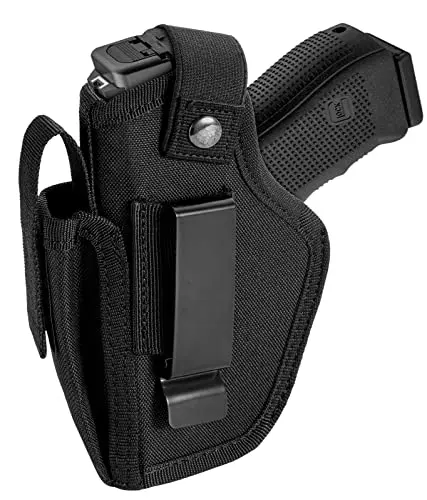 Universal IWB/OWB, With Mag Pouch, For 9mm Pistols