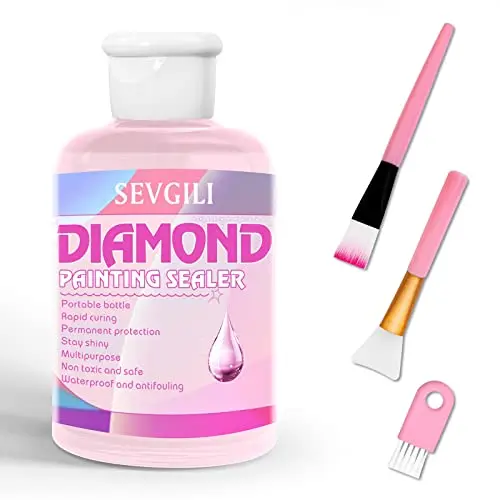 sevgili diamond painting sealer kit with brushes