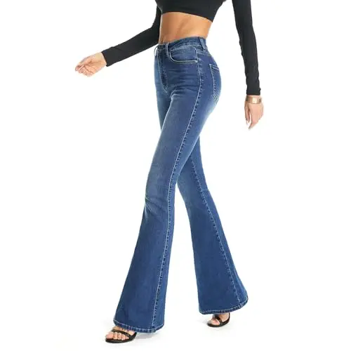Totally Shaping Curvy Stretch Flare Jeans