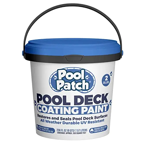 Pool Patch pool deck paint in smoke gray color