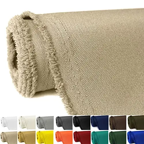 GeeComfy khaki colored polyester fabric with water-repellent surface