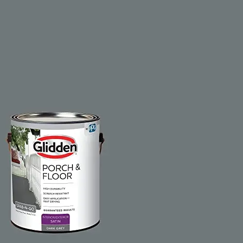 Glidden Porch and Floor Paint in Dark Gray
