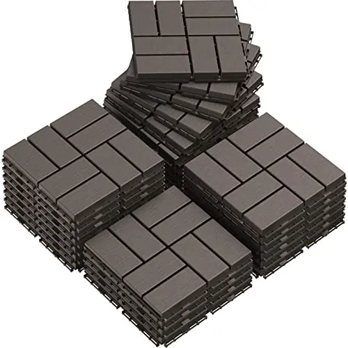 Goovilla plastic interlocking deck tiles for pool patio