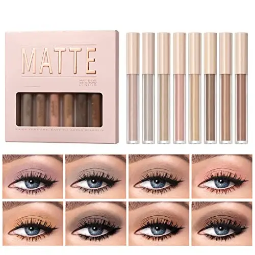 8 creamy matte liquid neutrals