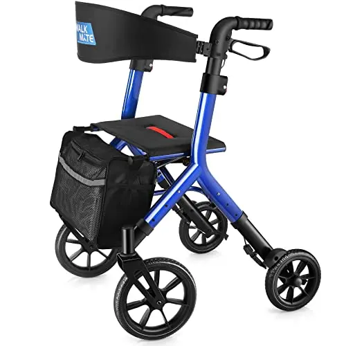 Height-Adjustable Walker for Tall Seniors (5.3-7ft)