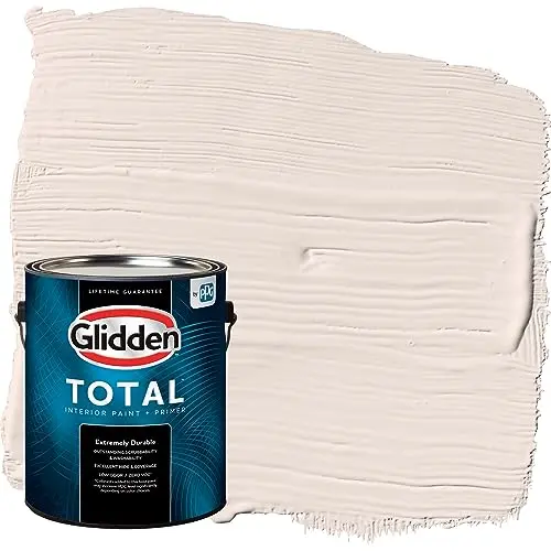 Glidden Total interior wall paint and primer in one beige eggshell