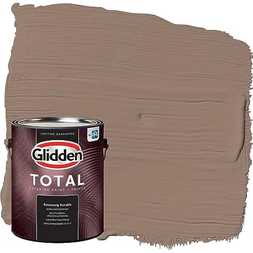 Glidden Total exterior paint and primer in satin finish